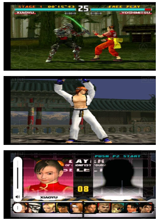 Screenshots of the Tekken 3 APK Download 35 MB